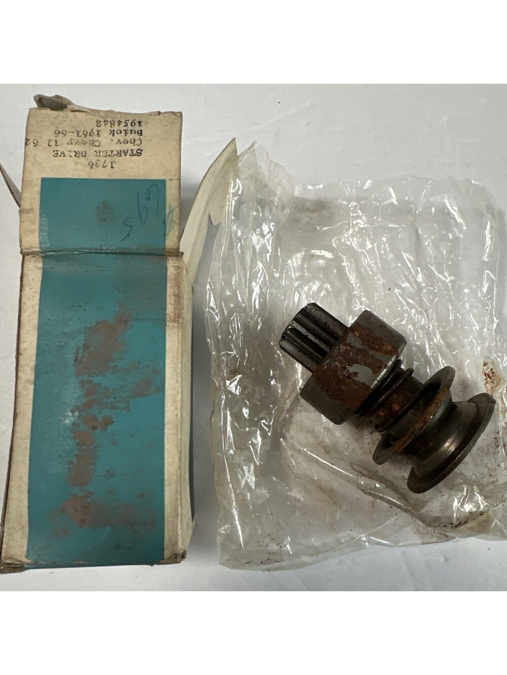 Starter Drive 1935827 1954842 Chevy II Buick 1961-66 Vintage NOS Rust